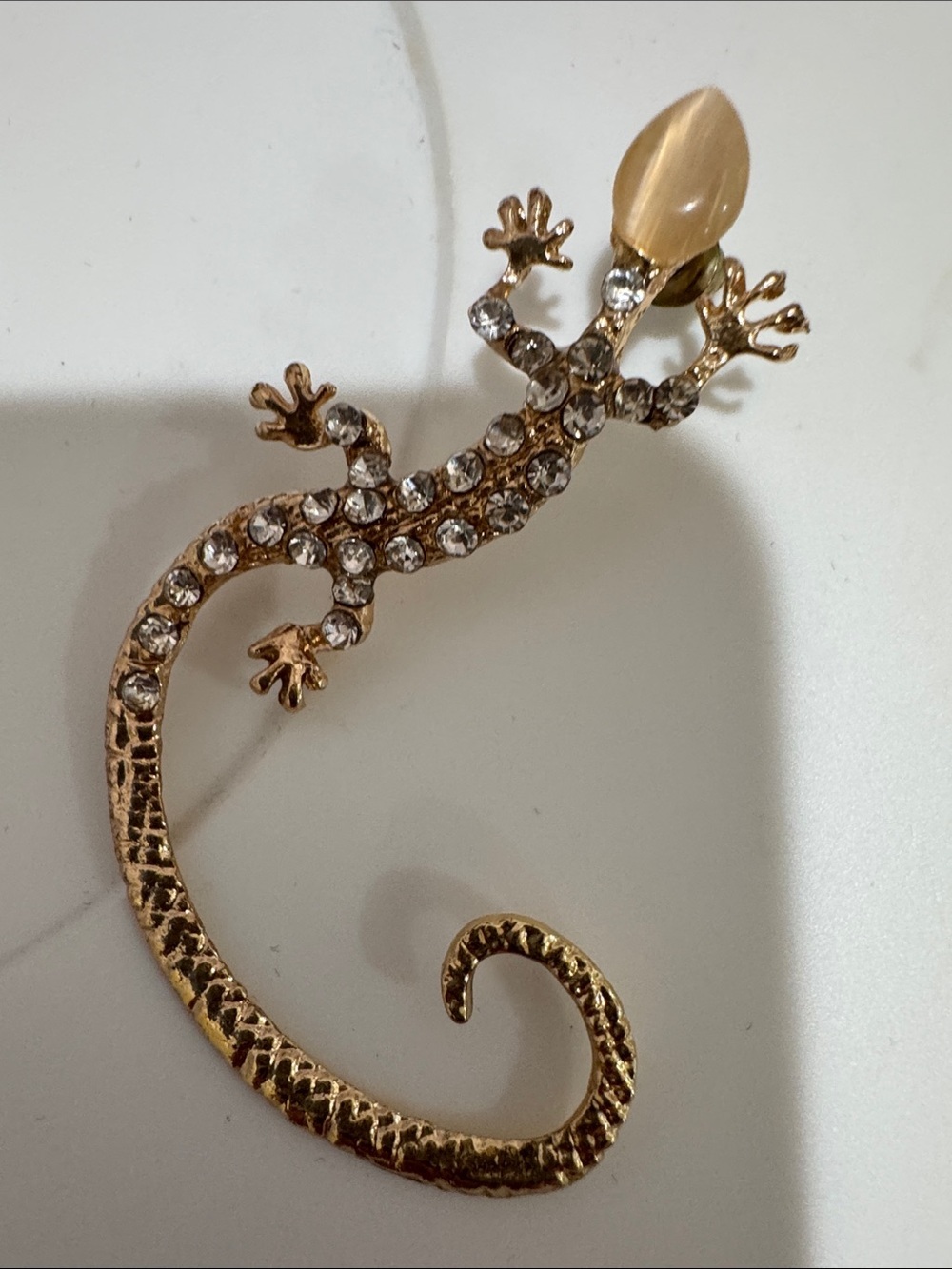 Gold Crystal Cuff Earring- left - Picture 2 of 3